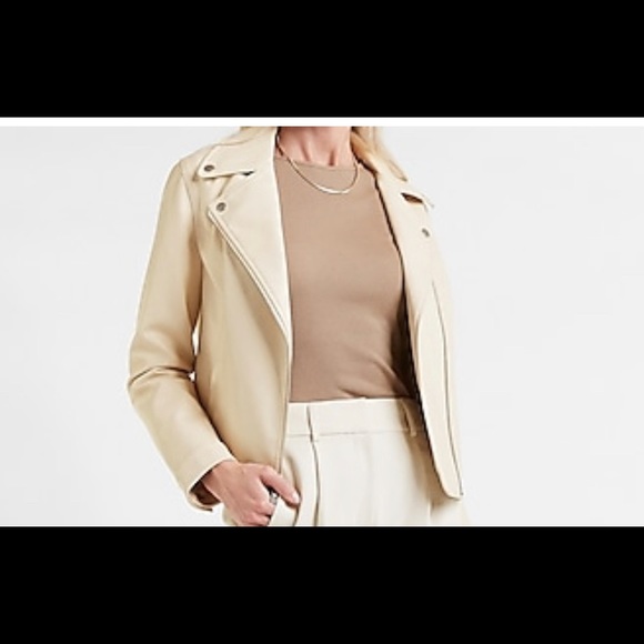 Faux leather Motto Jacket - Picture 3 of 6